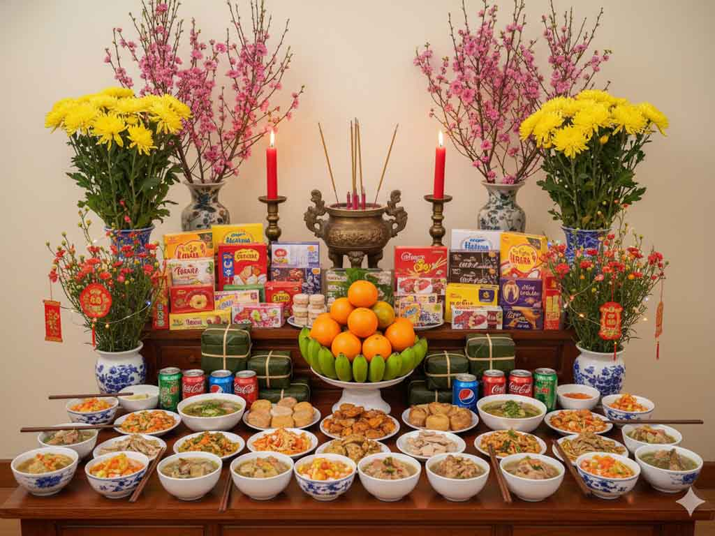 Gia đình nên dọn dẹp sạch sẽ và gọn gàng không gian thờ cúng trước ngày giao thừa